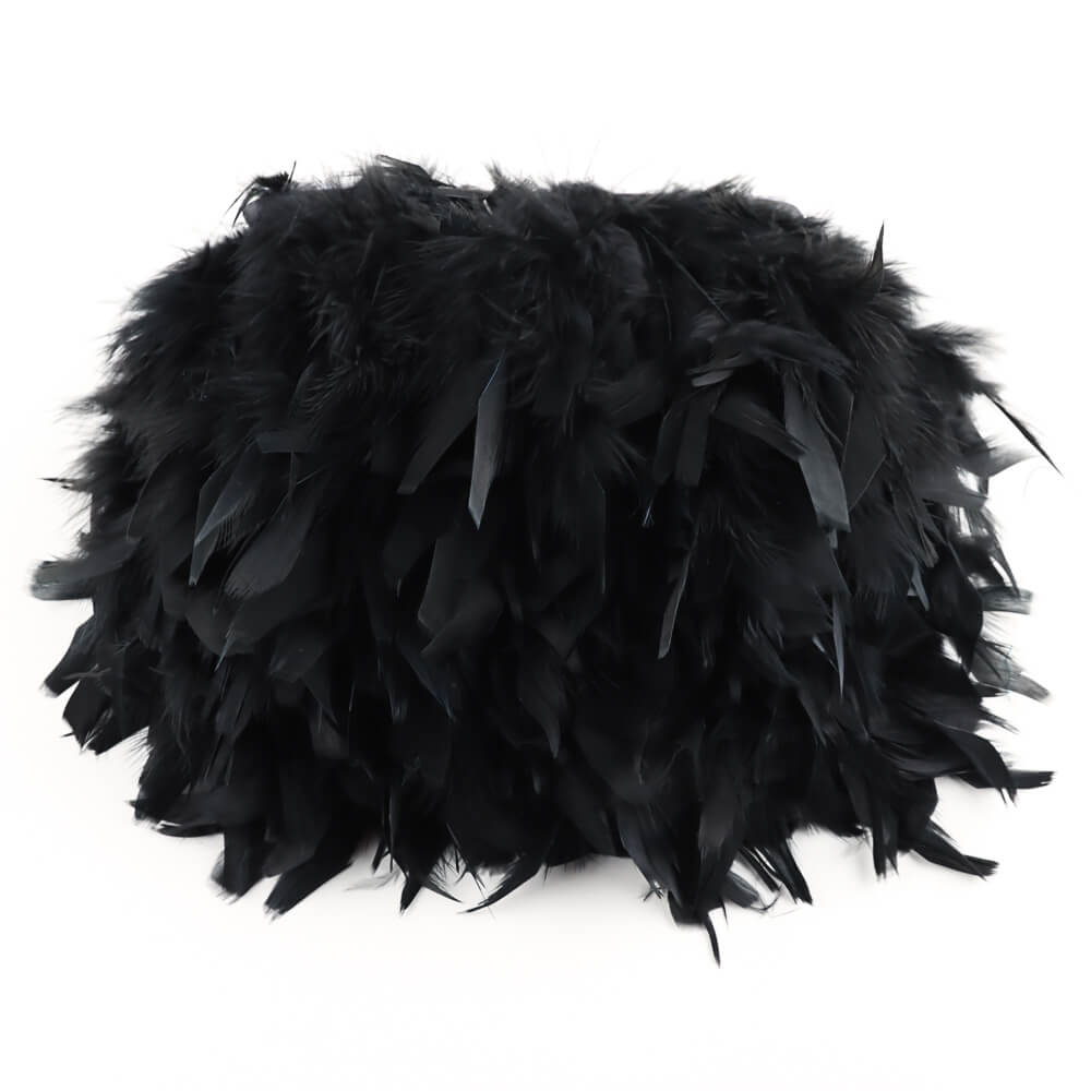 Flecos de Pluma Pavo Negro. - Ribes y Casals