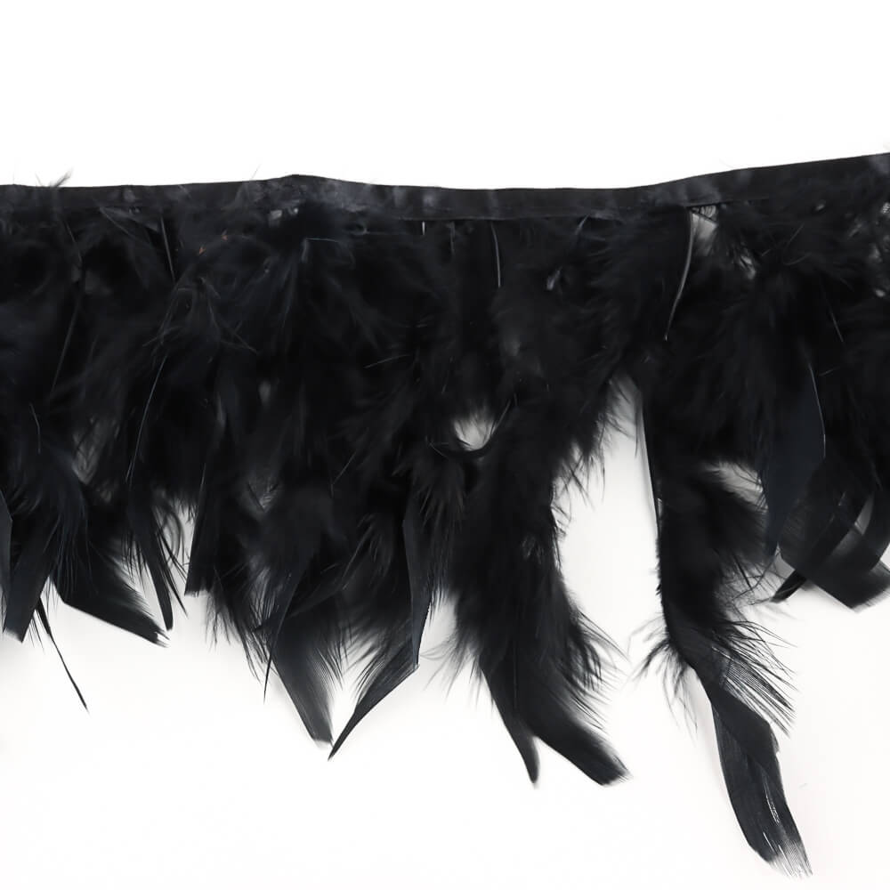 Flecos de Pluma Pavo Negro. - Ribes y Casals