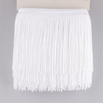 White Fringed Trims - Ribes y Casals