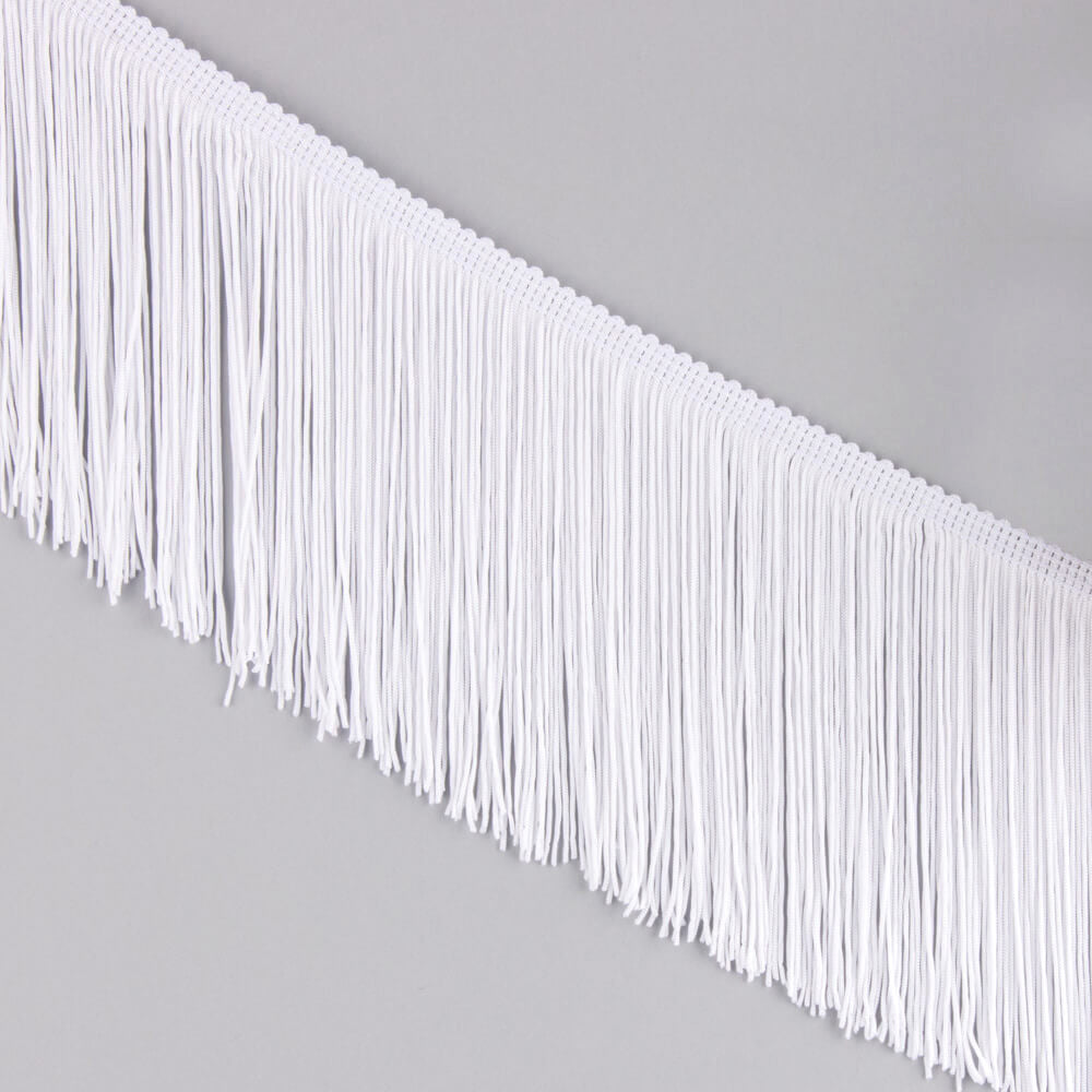 White Fringed Trims - Ribes y Casals