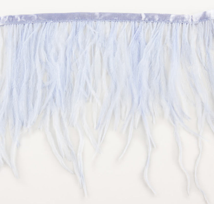 Ostrich Feather Trimming Light Blue - Ribes y Casals