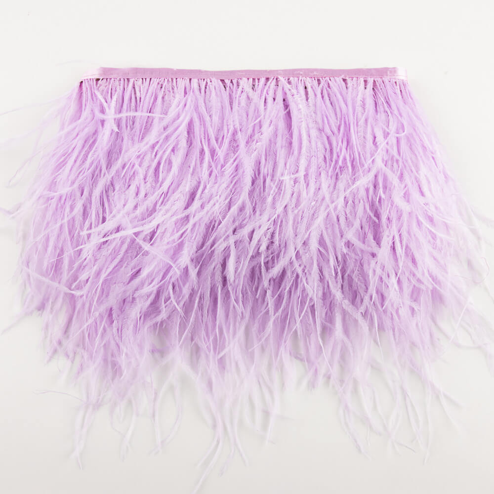 Ostrich Feather Trim Purple - Ribes y Casals