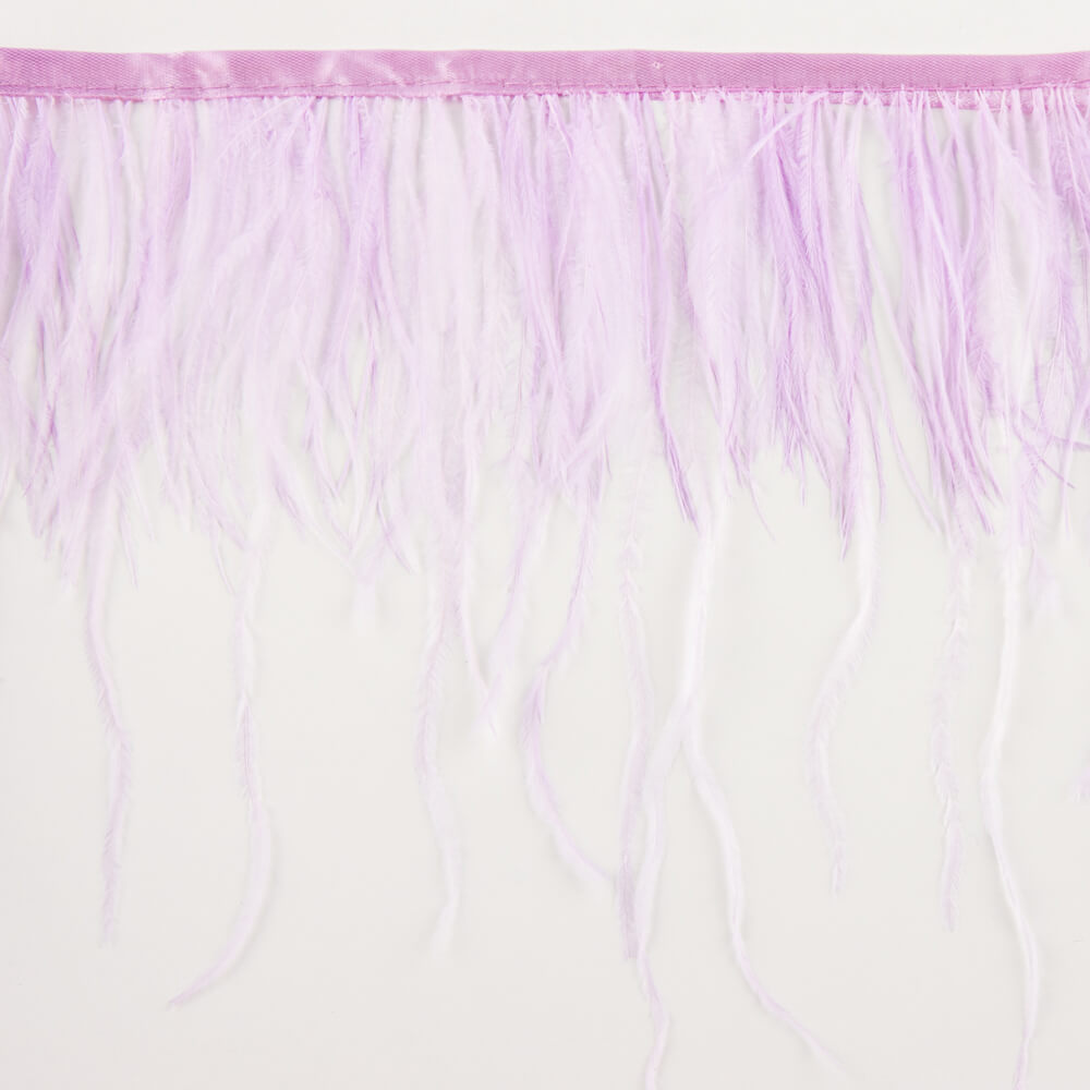 Ostrich Feather Trim Purple - Ribes y Casals