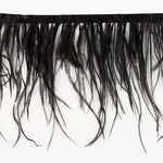 Ostrich Feather Trim Black - Ribes y Casals