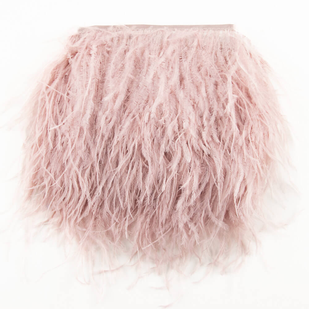 Light Pink Ostrich Feather Trimming - Ribes y Casals