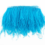 Flecos de Pluma Avestruz Turquesa. - Ribes y Casals