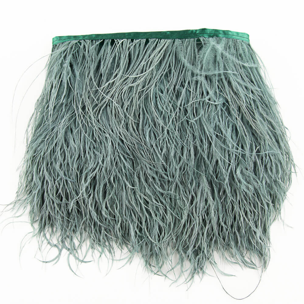 Light Green Ostrich Feather Trimming - Ribes y Casals