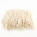 Ostrich Feather Trim Ecru - Ribes y Casals