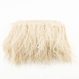 Ostrich Feather Trim Ecru - Ribes y Casals