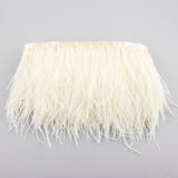 Ostrich Feather Trimming Ivory - Ribes y Casals