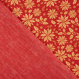 “Fire Flower” Cotton Poplin - Ribes y Casals