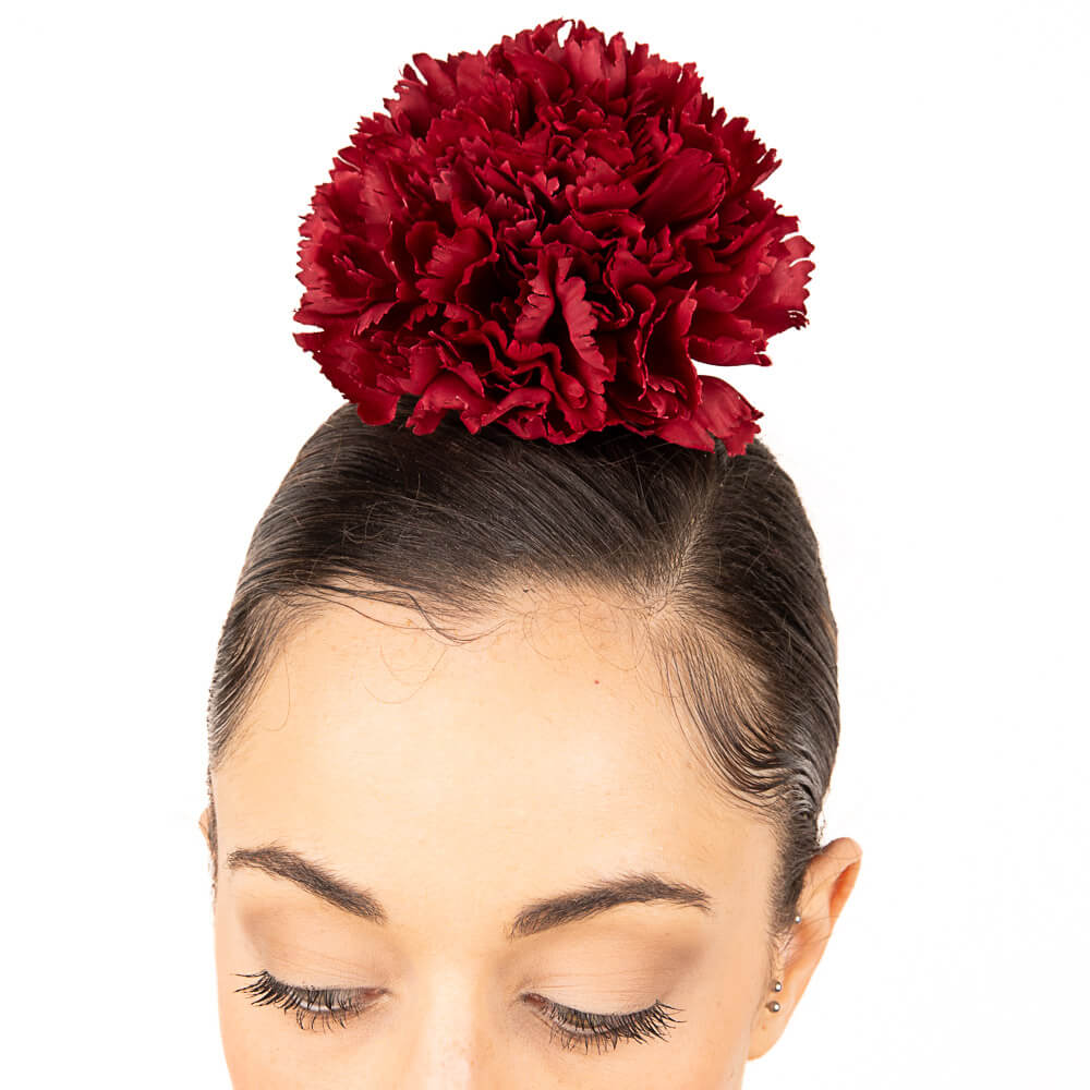 Burgundy Flamenco Carnation - Ribes y Casals