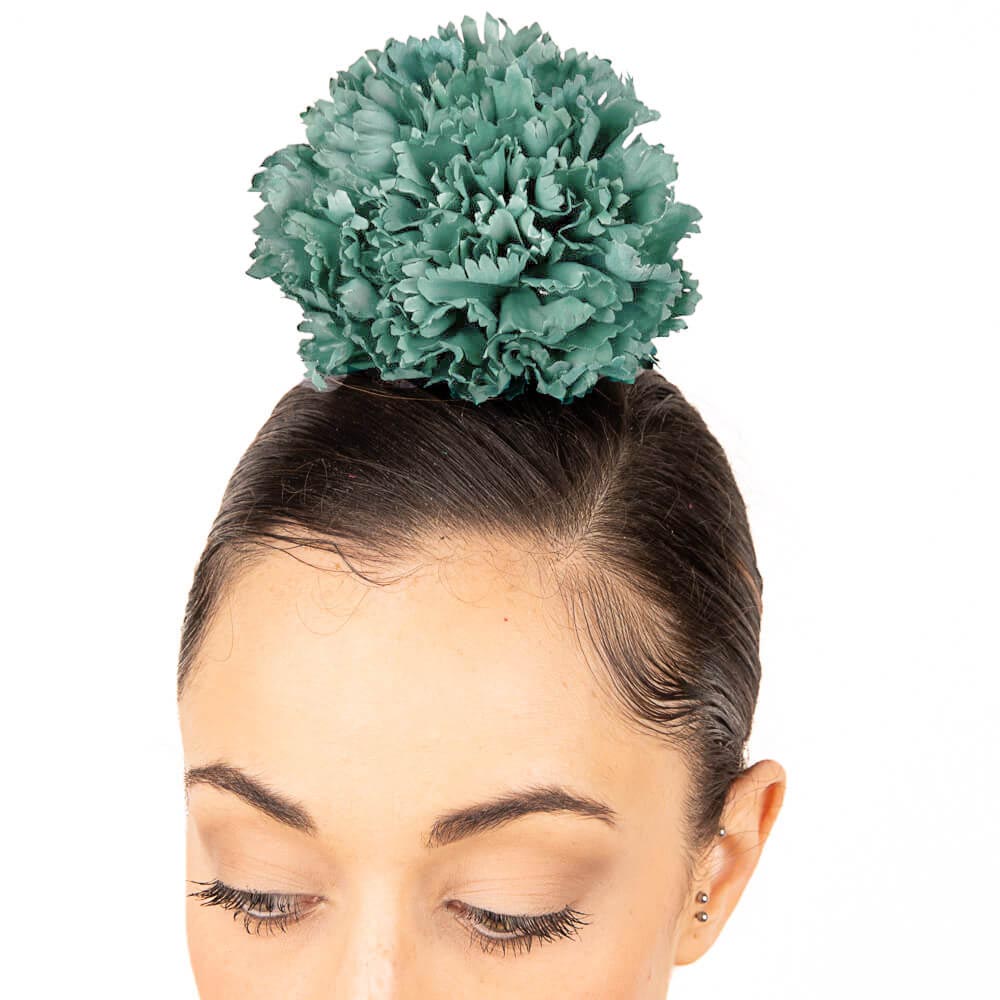 Aqua Green Flamenco Carnation - Ribes y Casals