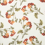 Terracotta Floral Cotton Canvas - Ribes y Casals