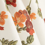 Terracotta Floral Cotton Canvas - Ribes y Casals