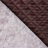 Lightweight Quilted Lining – Dark Burgundy - Ribes y Casals