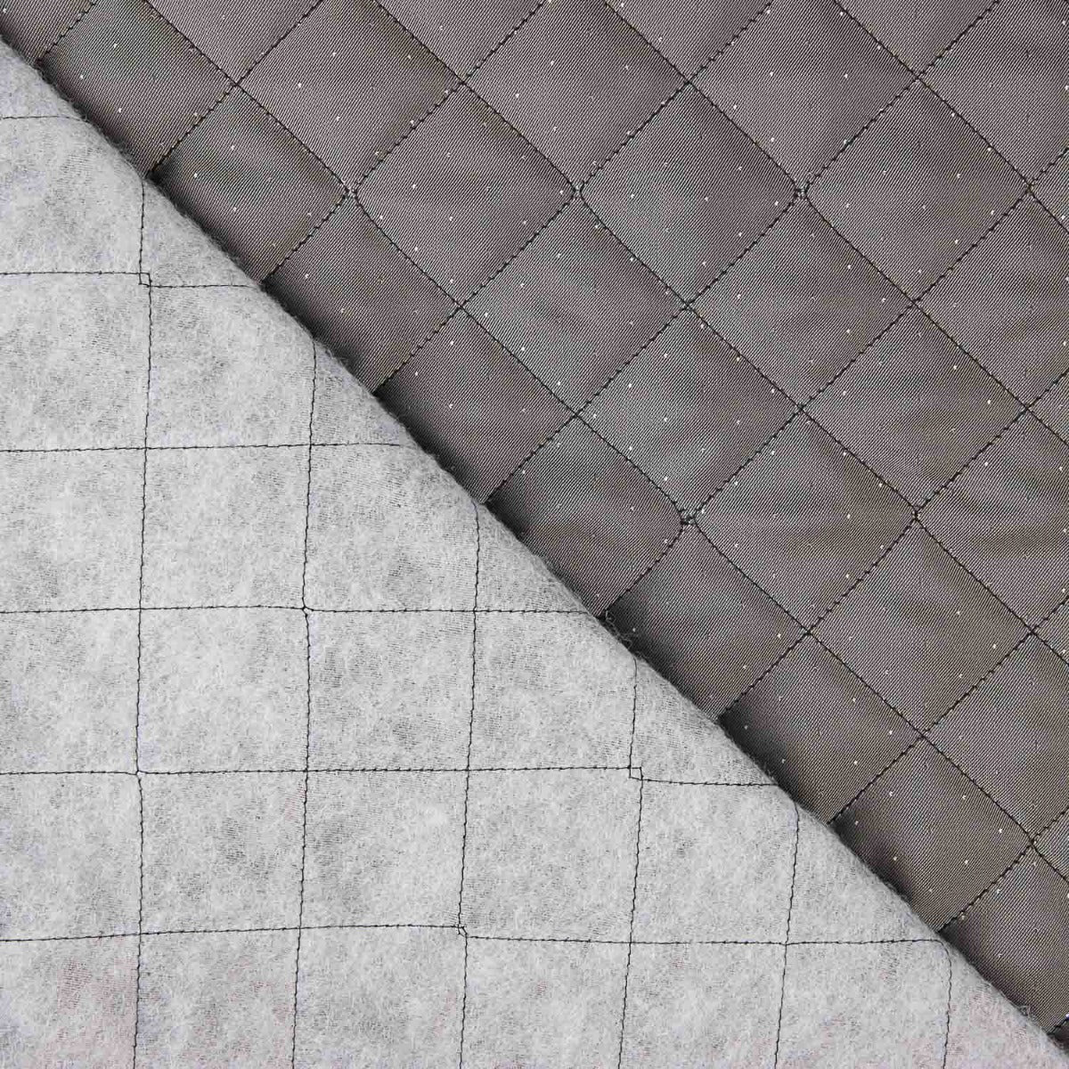 Lightweight Quilted Lining – Grey with Dots - Ribes y Casals