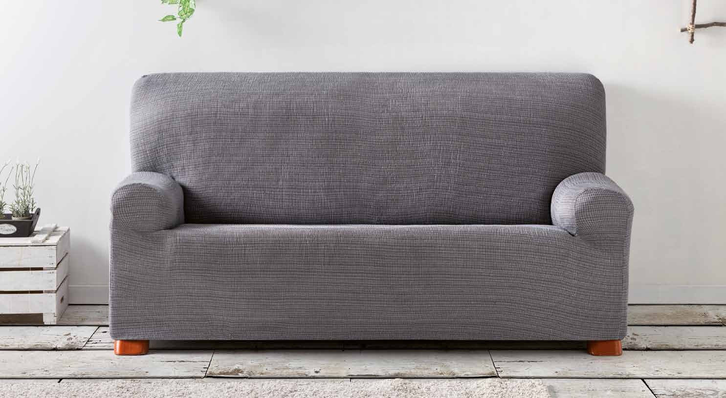 Gray Stretch Sofa Cover - Ribes y Casals