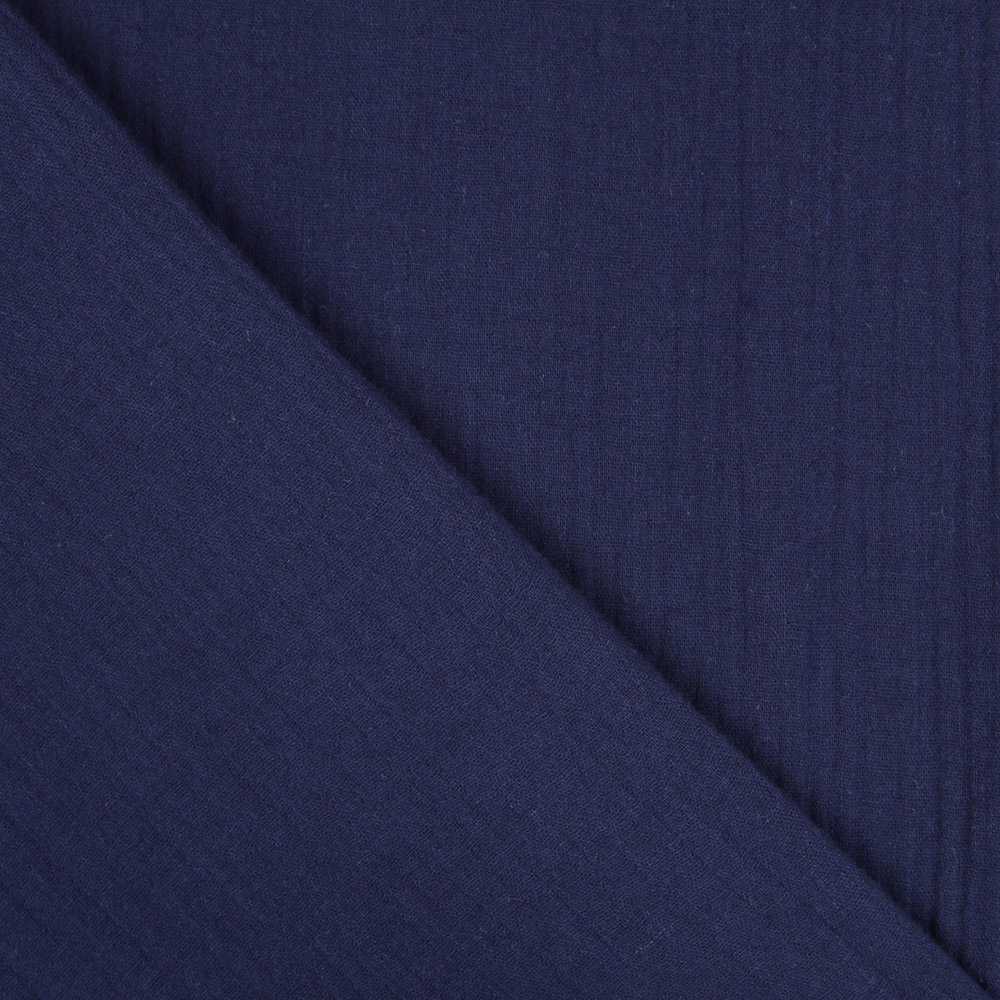 Cotton Double Gauze Navy - Ribes y Casals