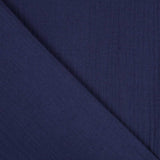 Cotton Double Gauze Navy - Ribes y Casals