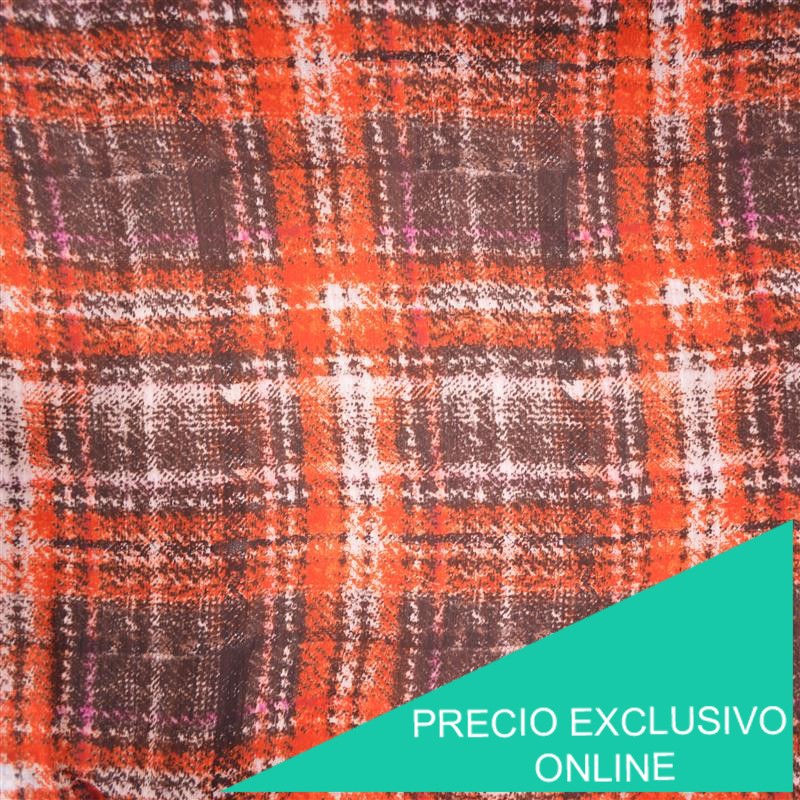 Muslin Checks Terracottas - Ribes y Casals