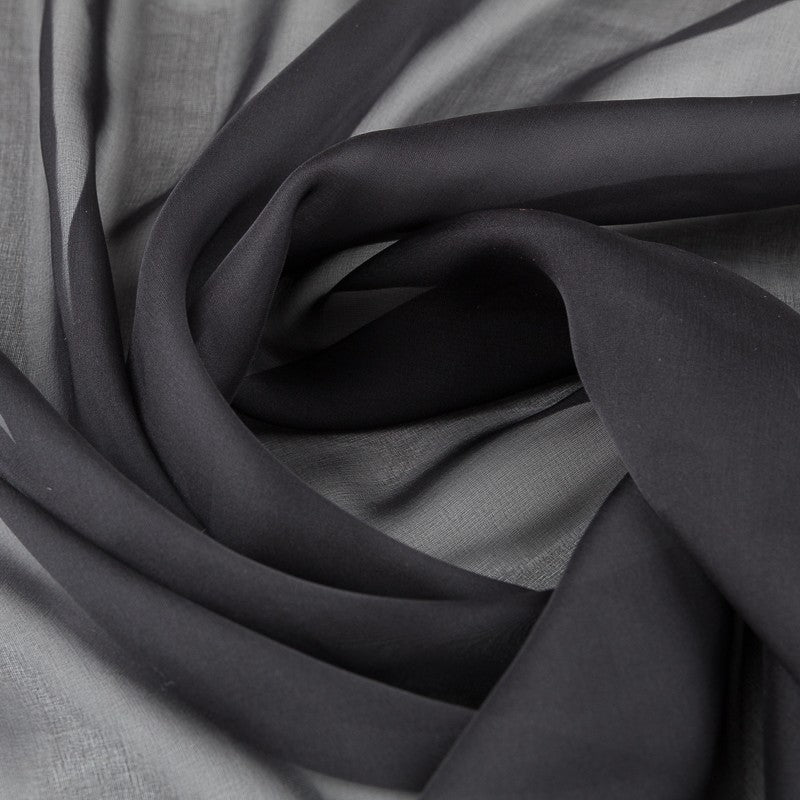 Natural Silk Gauze Black - Ribes y Casals