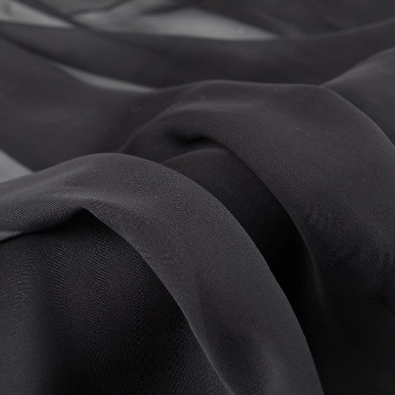 Natural Silk Gauze Black - Ribes y Casals
