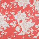 Vintage Red Flowers Chiffon - Ribes y Casals