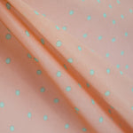 Dotted Gauze 5mm Aqua Green Saumon - Ribes y Casals