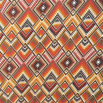 Muslin Poliester Aztecas Terracotta - Ribes y Casals