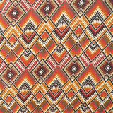 Muslin Poliester Aztecas Terracotta - Ribes y Casals