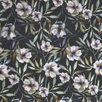 Polyester Gauze Botanic Black - Ribes y Casals