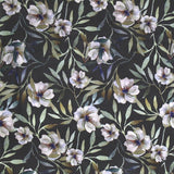 Polyester Gauze Botanic Black - Ribes y Casals