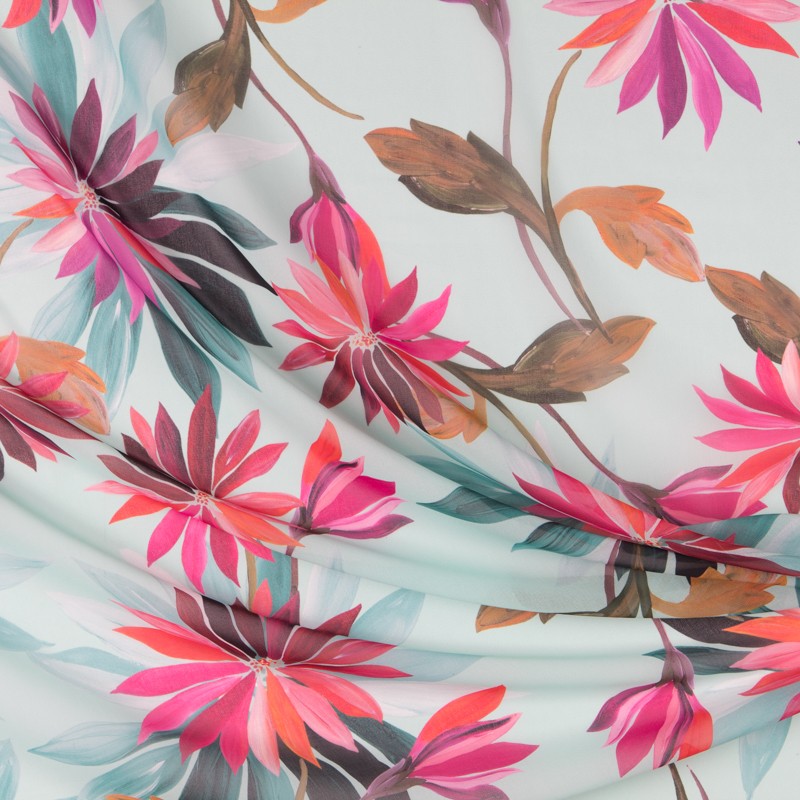 Polyester Gauze Exotic Blue - Ribes y Casals