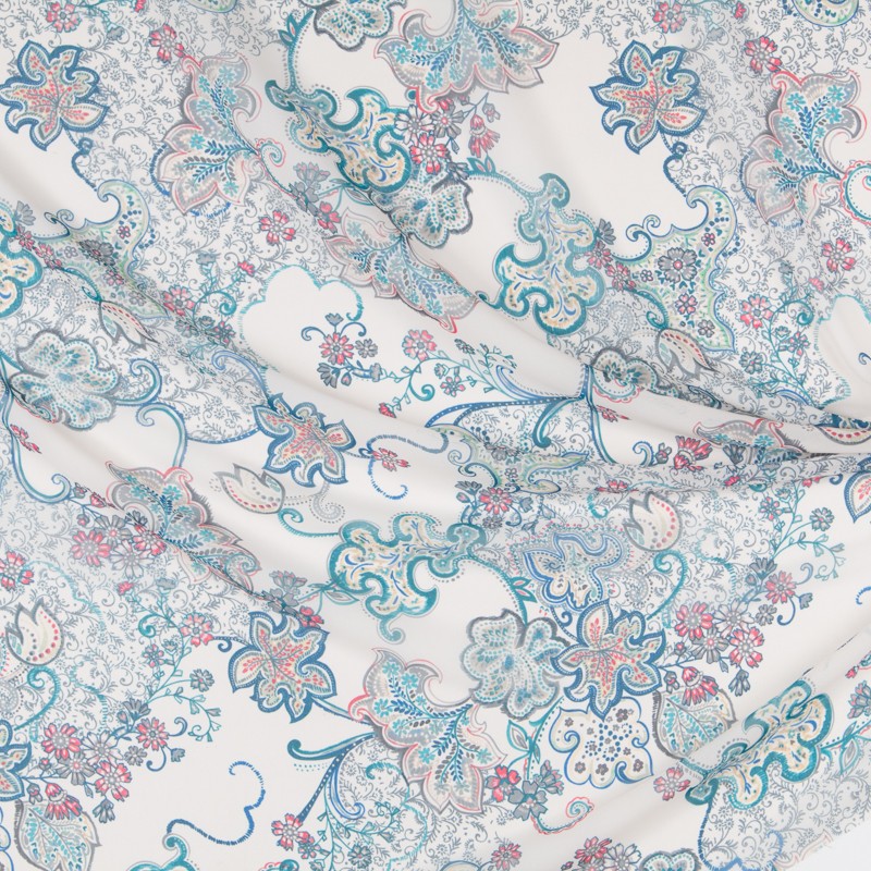 Polyester Gauze Indonesia Blue - Ribes y Casals