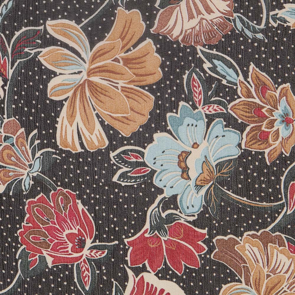 Dehli Brown Viscose Gauze - Ribes y Casals