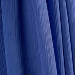 Blue Viscose Crinkle Gauze - Ribes y Casals
