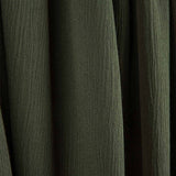 Dark Green Viscose Crinkled Chiffon - Ribes y Casals