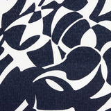 Mares Polyester Chiffon Blue-White - Ribes y Casals