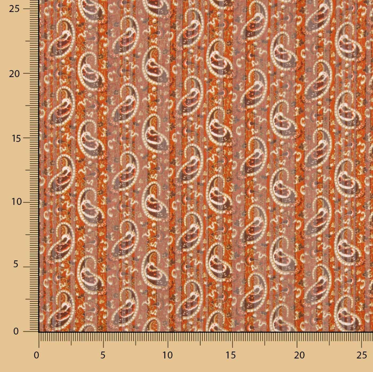 Gauze Satin Lurex Cashmere Caldera - Ribes y Casals