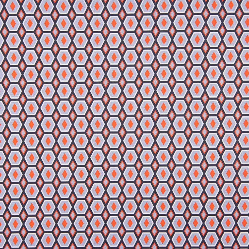 Mauve Geo Lycra Knit - Ribes y Casals