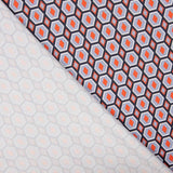 Mauve Geo Lycra Knit - Ribes y Casals