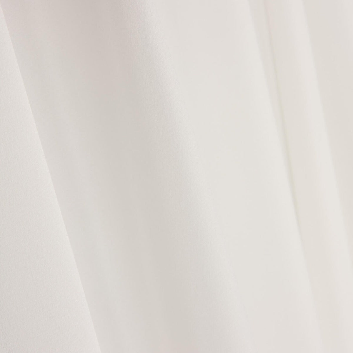 Atenea Polyester Georgette Fabric Natural White - Ribes y Casals