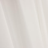 Atenea Polyester Georgette Fabric Natural White - Ribes y Casals