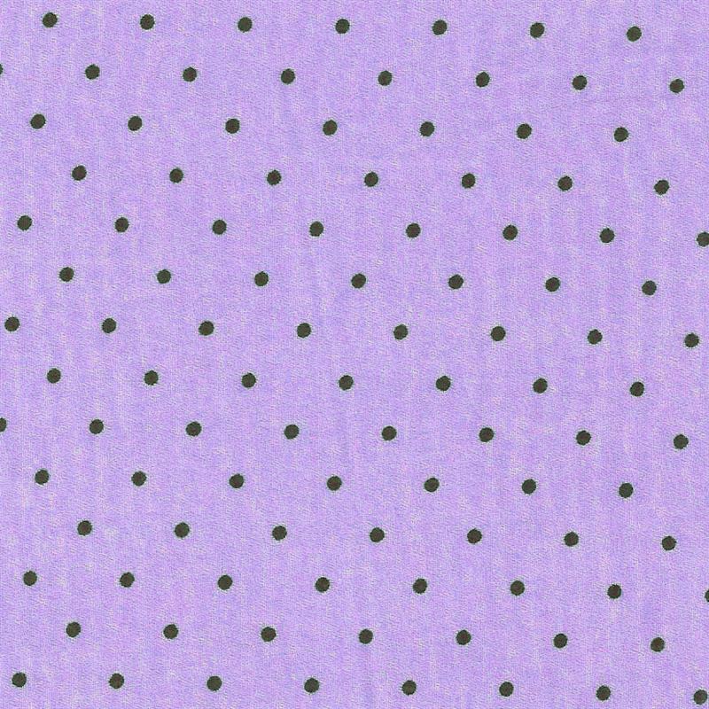 Georgette Dot Mauve Black - Ribes y Casals