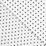 Georgette Polka Dots White 4mm - Ribes y Casals