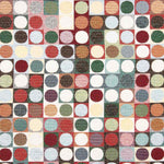 Gobelin Chenille Fabric Multicolor Circles - Ribes y Casals