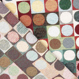 Gobelin Chenille Fabric Multicolor Circles - Ribes y Casals
