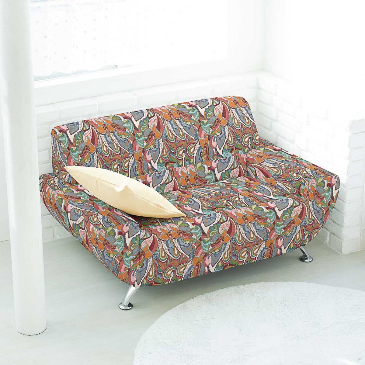 Gobelin Chenille Fabric Multicolor Paisley - Ribes y Casals