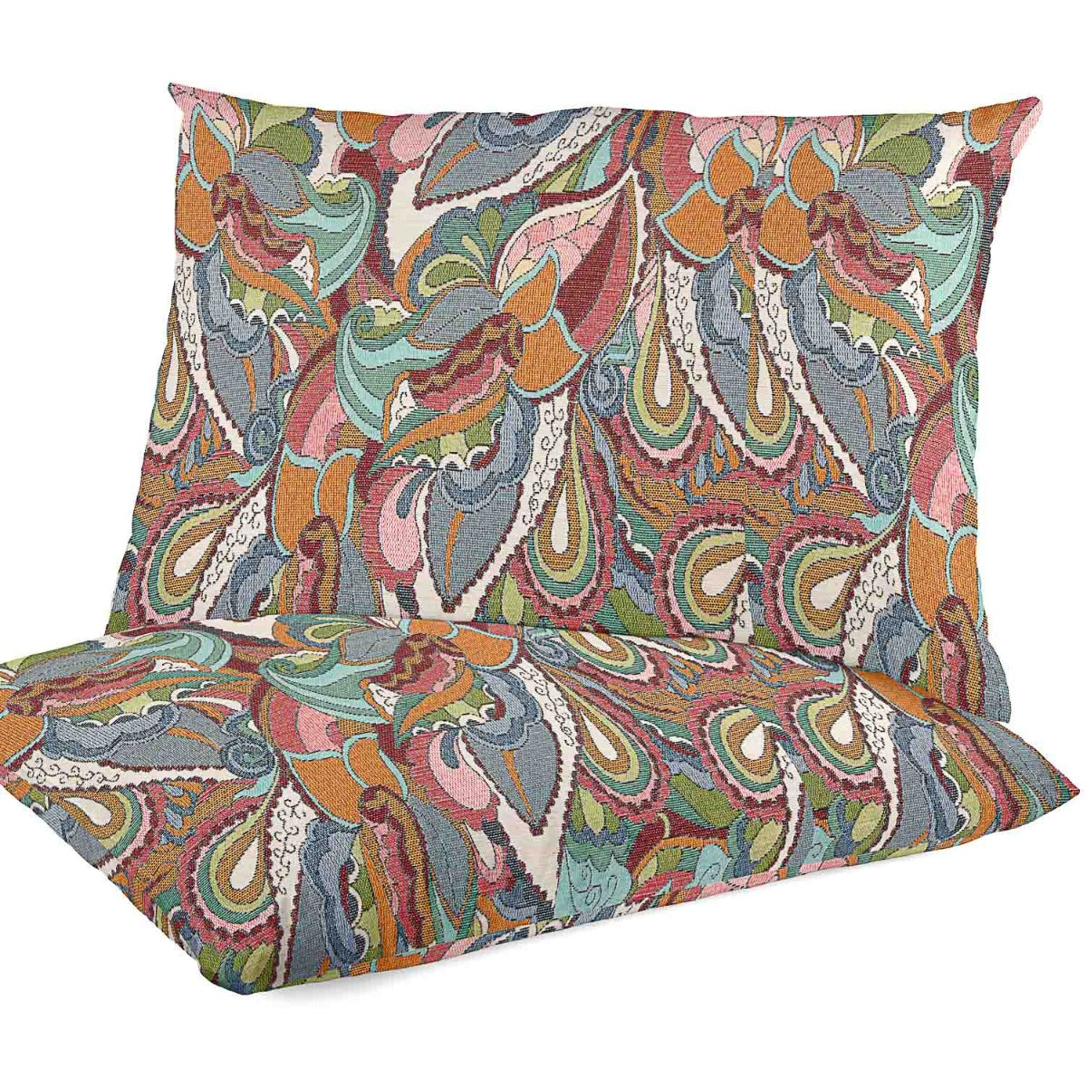 Gobelin Chenille Fabric Multicolor Paisley - Ribes y Casals